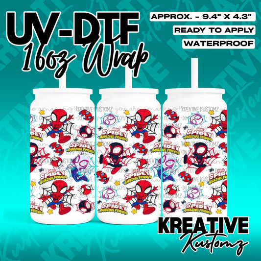 RTS | UV DTF Cup Wrap for 16oz Libbey Glass