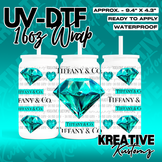 RTS | UV DTF Cup Wrap for 16oz Libbey Glass