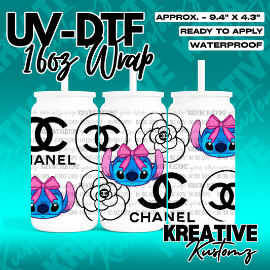RTS | UV DTF Cup Wrap for 16oz Libbey Glass