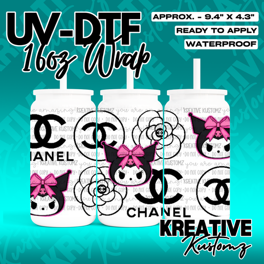 RTS | UV DTF Cup Wrap for 16oz Libbey Glass