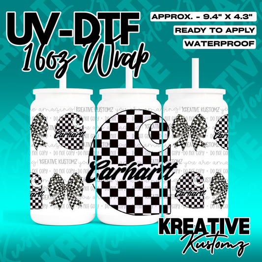 RTS | UV DTF Cup Wrap for 16oz Libbey Glass
