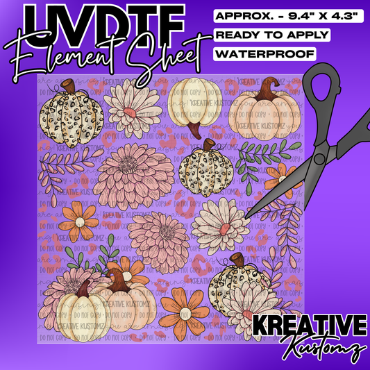 | UVDTF 10"x10" Element Sheet