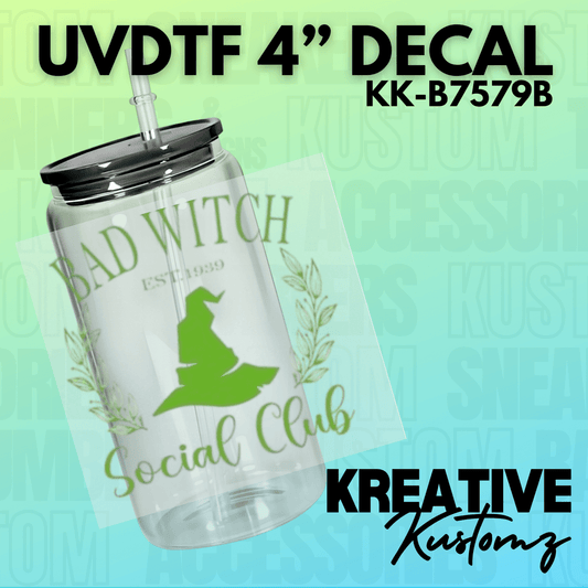 Bad Witch Decal - Kreative Kustomz