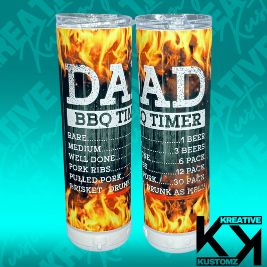 BBQ Timer - 20oz Speaker Tumbler - Kreative Kustomz
