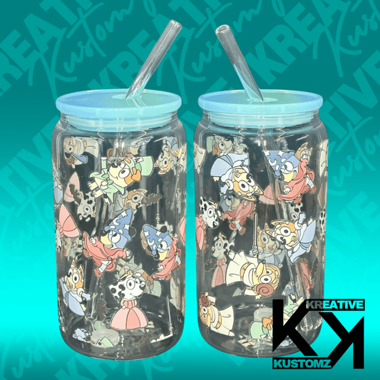 Bluey Costumes Libbey - 16oz - Kreative Kustomz