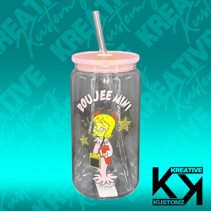 Boujie Mini Grinch Libbey - 16oz - Kreative Kustomz
