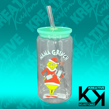 Boy Grinch Libbey - 16oz - Kreative Kustomz