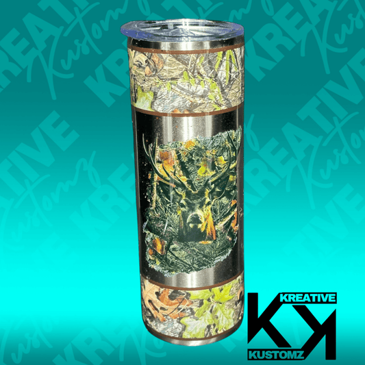 Buck Camo Stainless Steel - 20oz - Kreative Kustomz