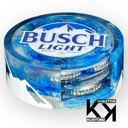 Busch Light Mountains Coaster Set - Kreative Kustomz