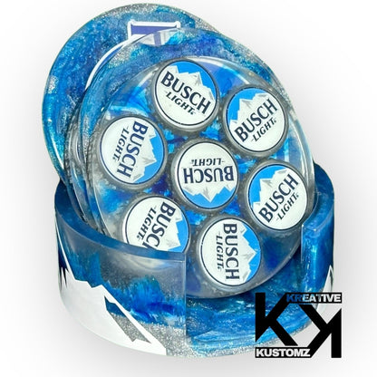 Busch Light Mountains Coaster Set - Kreative Kustomz