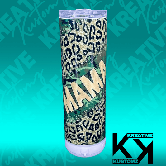 Camo Mama - 20oz Speaker Tumbler - Kreative Kustomz