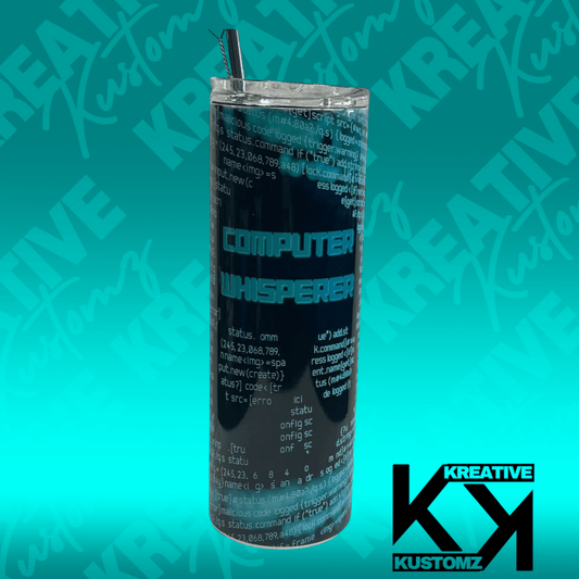 Computer Whisperer - 20oz Tumbler - Kreative Kustomz