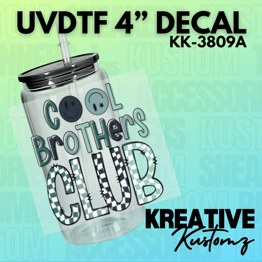 Cool Brothers Decal - Kreative Kustomz