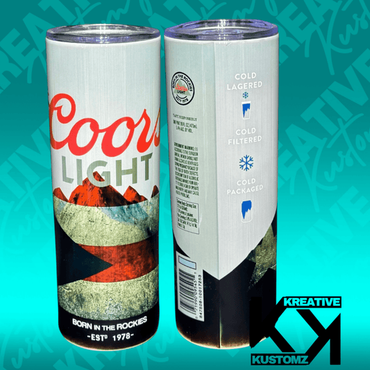 Coors Can - 20oz Tumbler - Kreative Kustomz