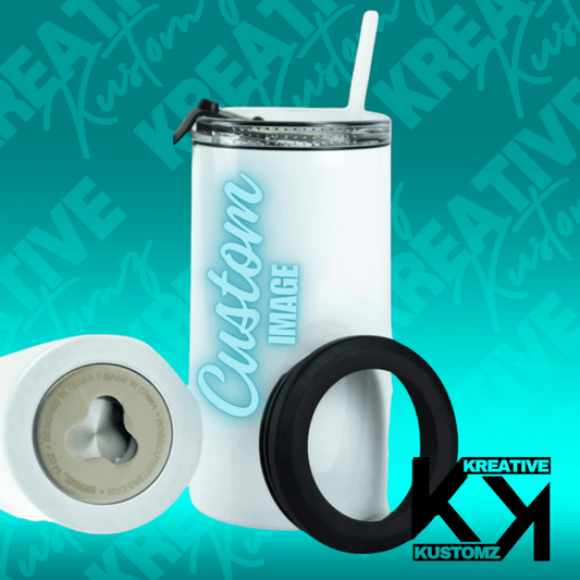 CUSTOM 4in1 CAN COOLER TUMBLER - Kreative Kustomz