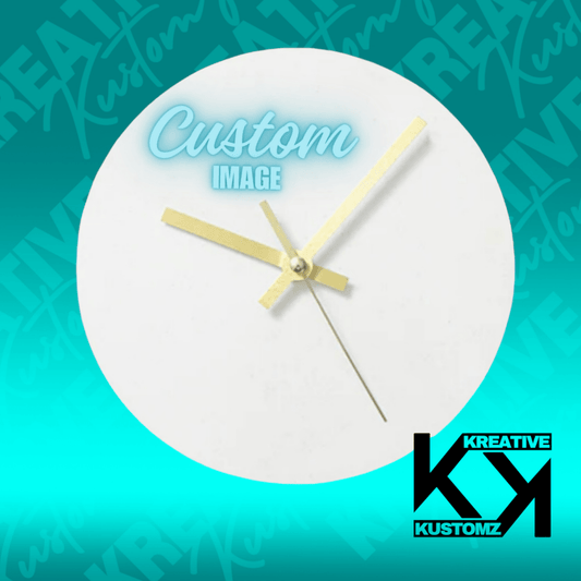 Custom Ceramic Clock - Kreative Kustomz