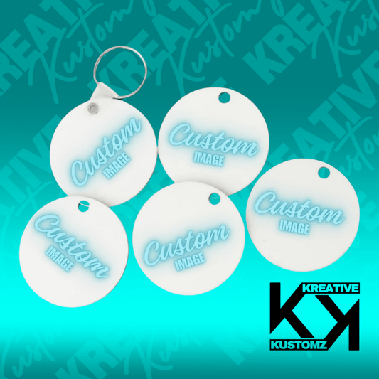 Custom Circle Keychain - Kreative Kustomz