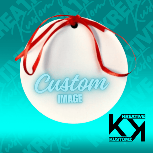 Custom Circle Ornament - Kreative Kustomz
