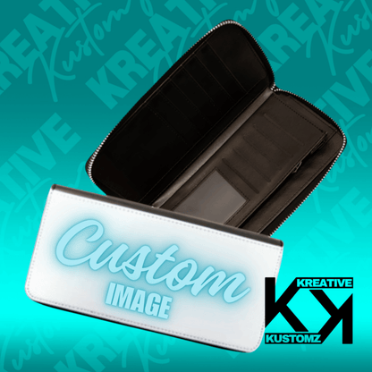 Custom Leather Ladies Wallet - Kreative Kustomz