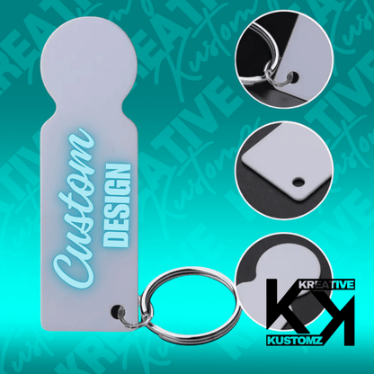 Custom Trolley Token Keychain - Kreative Kustomz