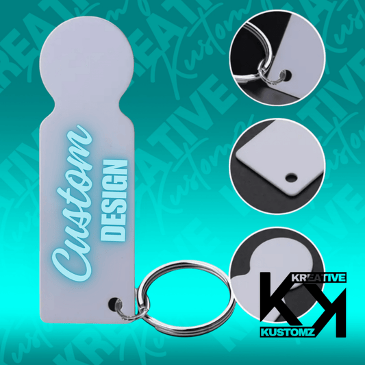 Custom Trolley Token Keychain - Kreative Kustomz