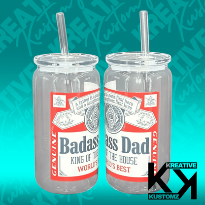 Dad Bud Label Libbey - 16oz - Kreative Kustomz