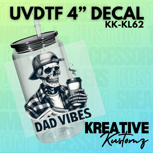 Dad Vibes Decal - Kreative Kustomz