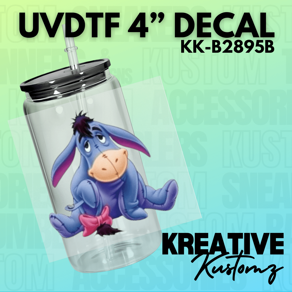 Eeyore Decal - Kreative Kustomz