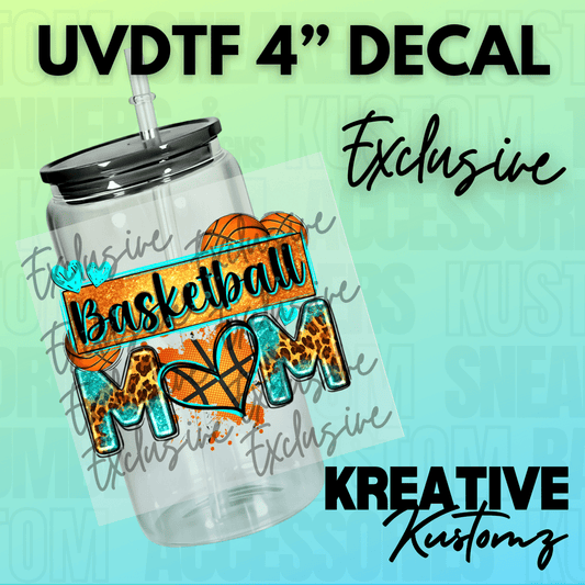 EXCLUSIVE Basketball Mom Decal - Kreative Kustomz