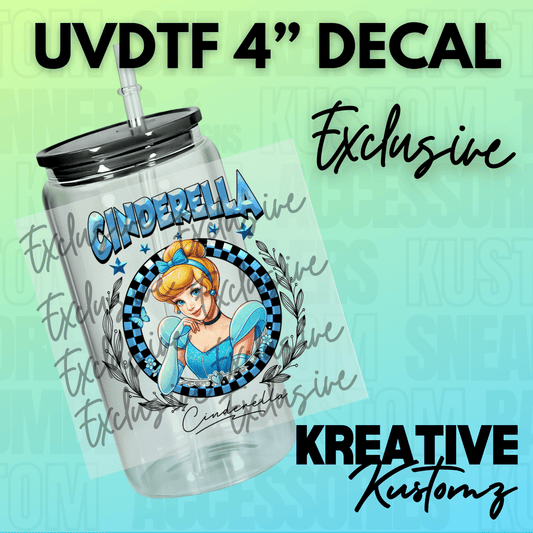 EXCLUSIVE Blue Princess Decal - Kreative Kustomz