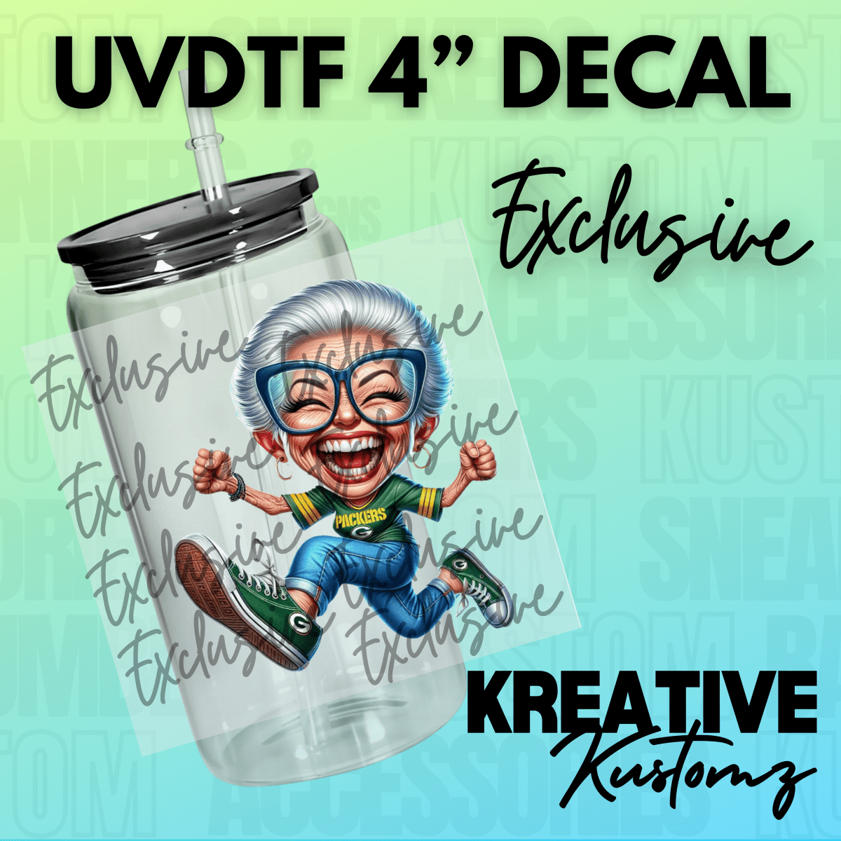 EXCLUSIVE GB Old Lady3 Decal - Kreative Kustomz