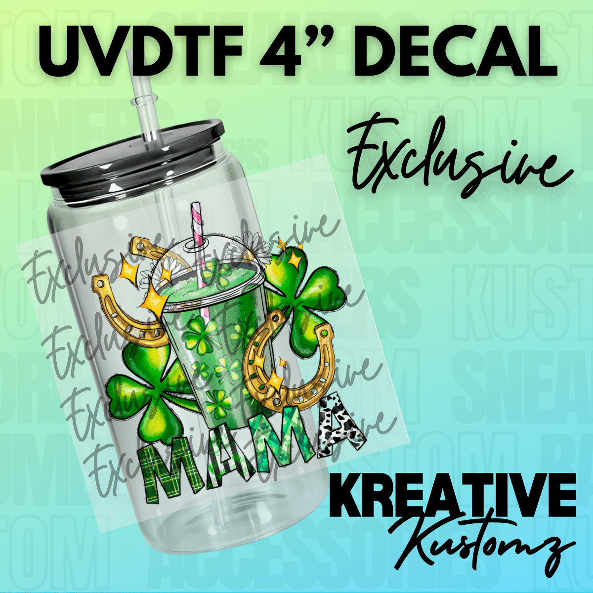 EXCLUSIVE Lucky Mama Decal - Kreative Kustomz