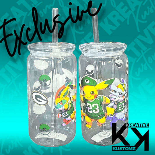 Exclusive Pokemon Packer Libbey - 16oz - Kreative Kustomz