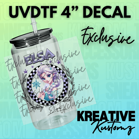 EXCLUSIVE Purple Princess Decal - Kreative Kustomz