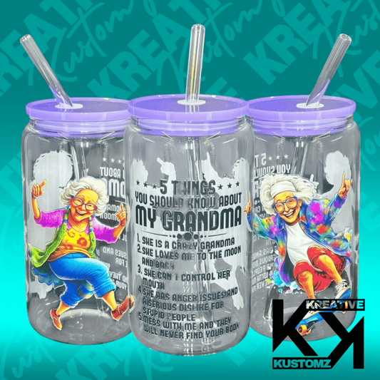 Funny Grandma Libbey - 16oz - Kreative Kustomz