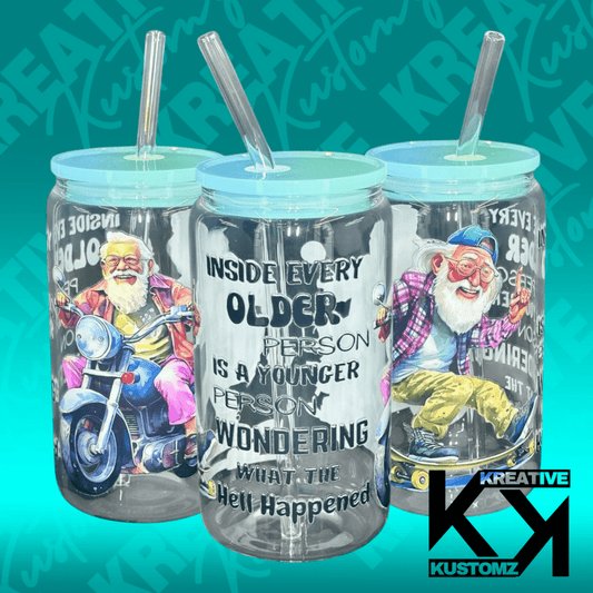 Funny Grandpa Libbey - 16oz - Kreative Kustomz