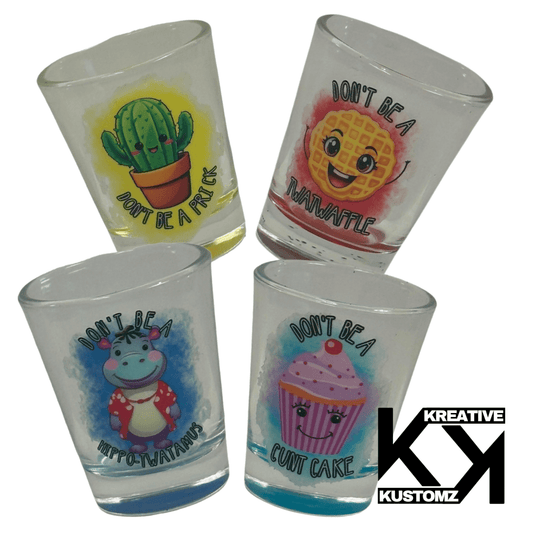 Funny Shot Glass Set - Kreative Kustomz