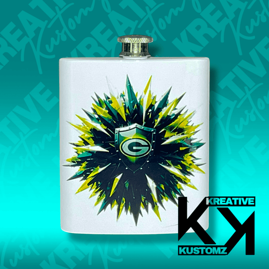 GB Burst - 7oz Flask - Kreative Kustomz