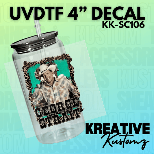 George Strait Decal - Kreative Kustomz