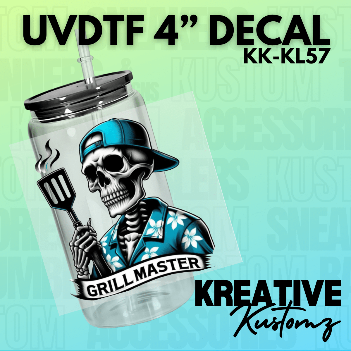 Grill Master Decal - Kreative Kustomz
