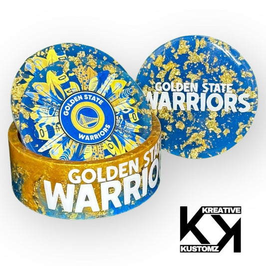 GSW Round Coaster Set - Kreative Kustomz