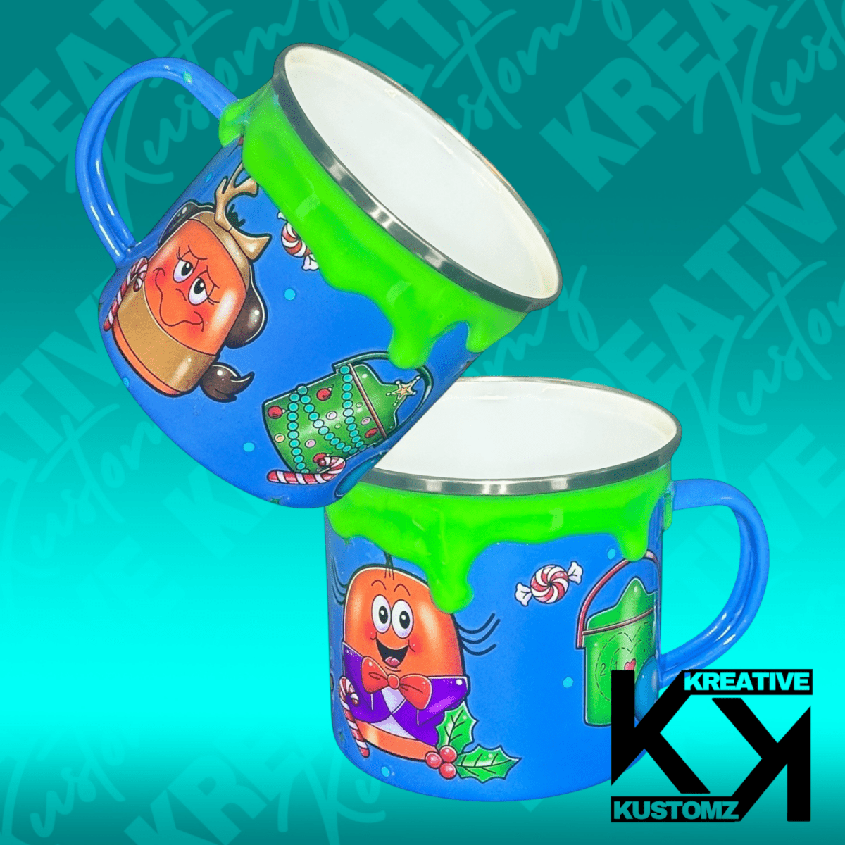 Holiday Nuggets Drip - Kids Mug - Kreative Kustomz