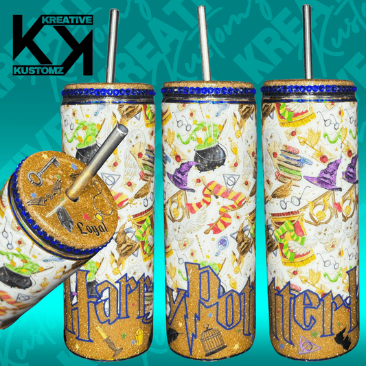 HP Bling Tumbler - 20oz - Kreative Kustomz