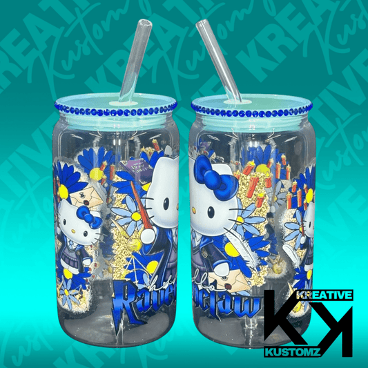 HP Kitty Mashup Libbey 2 - 16oz - Kreative Kustomz