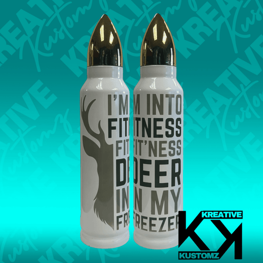 I’m Into Fitness - 32oz Bullet Tumbler - Kreative Kustomz