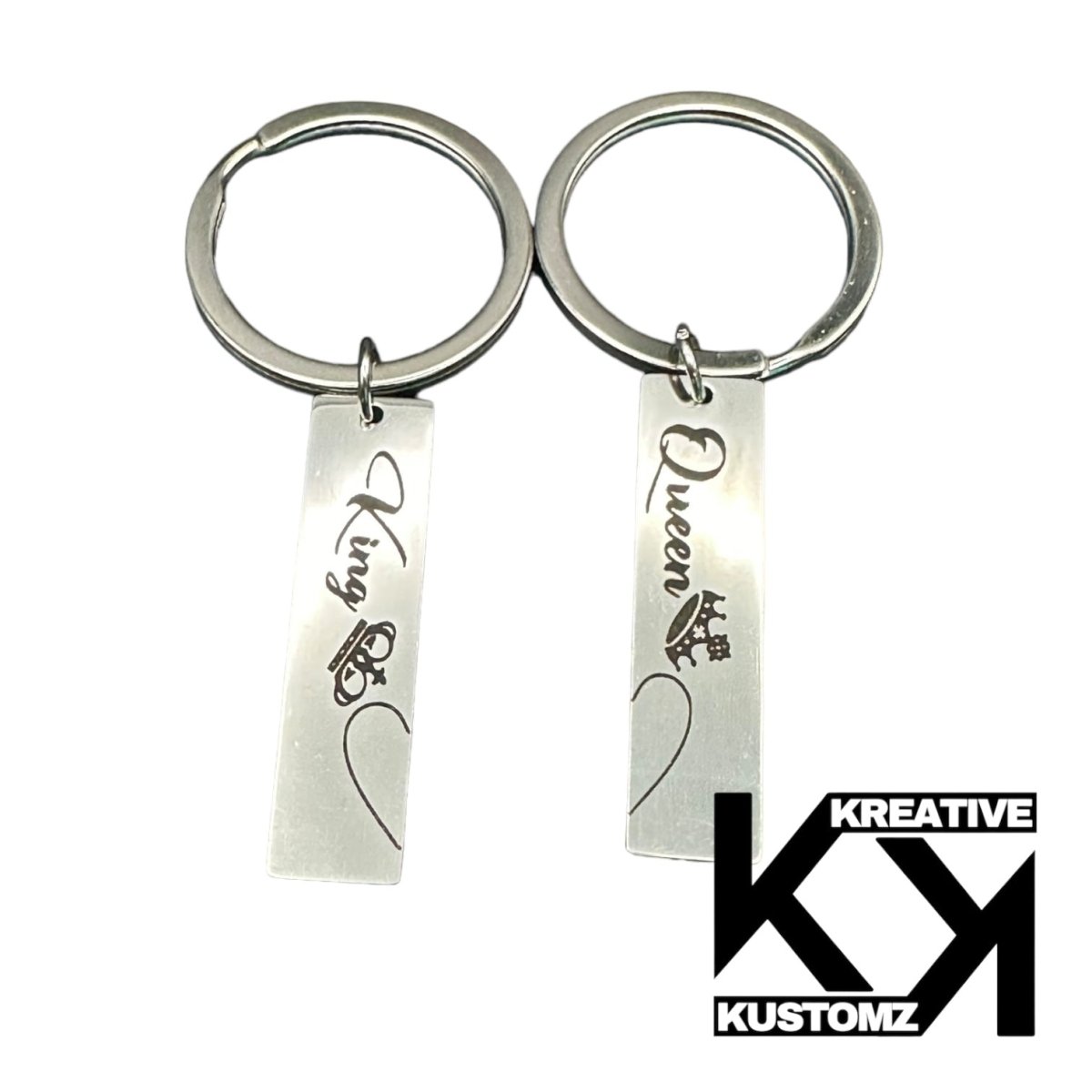King & Queen - Keychains - Kreative Kustomz