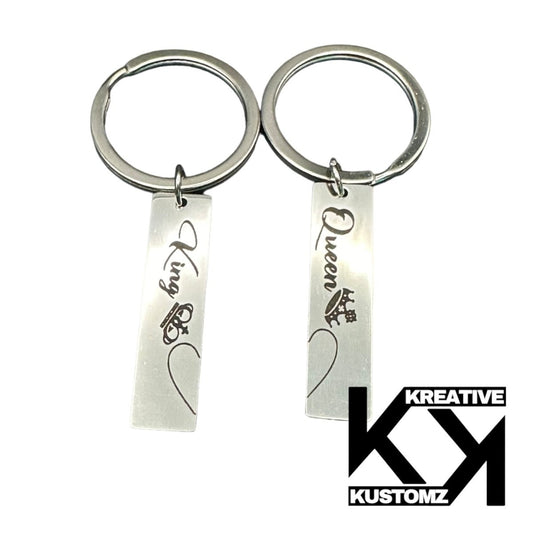 King & Queen - Keychains - Kreative Kustomz