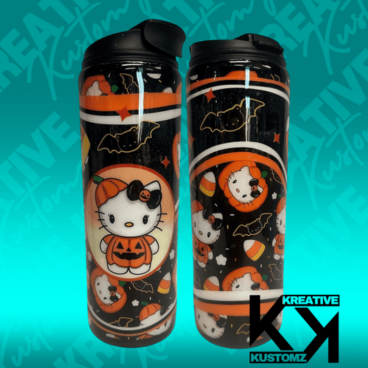 Kitty Pumpkin Orange - 20oz - Kreative Kustomz