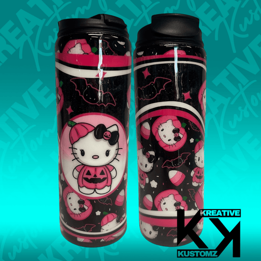 Kitty Pumpkin Pink - 20oz - Kreative Kustomz
