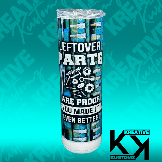 Leftover Parts - 20oz Speaker Tumbler - Kreative Kustomz